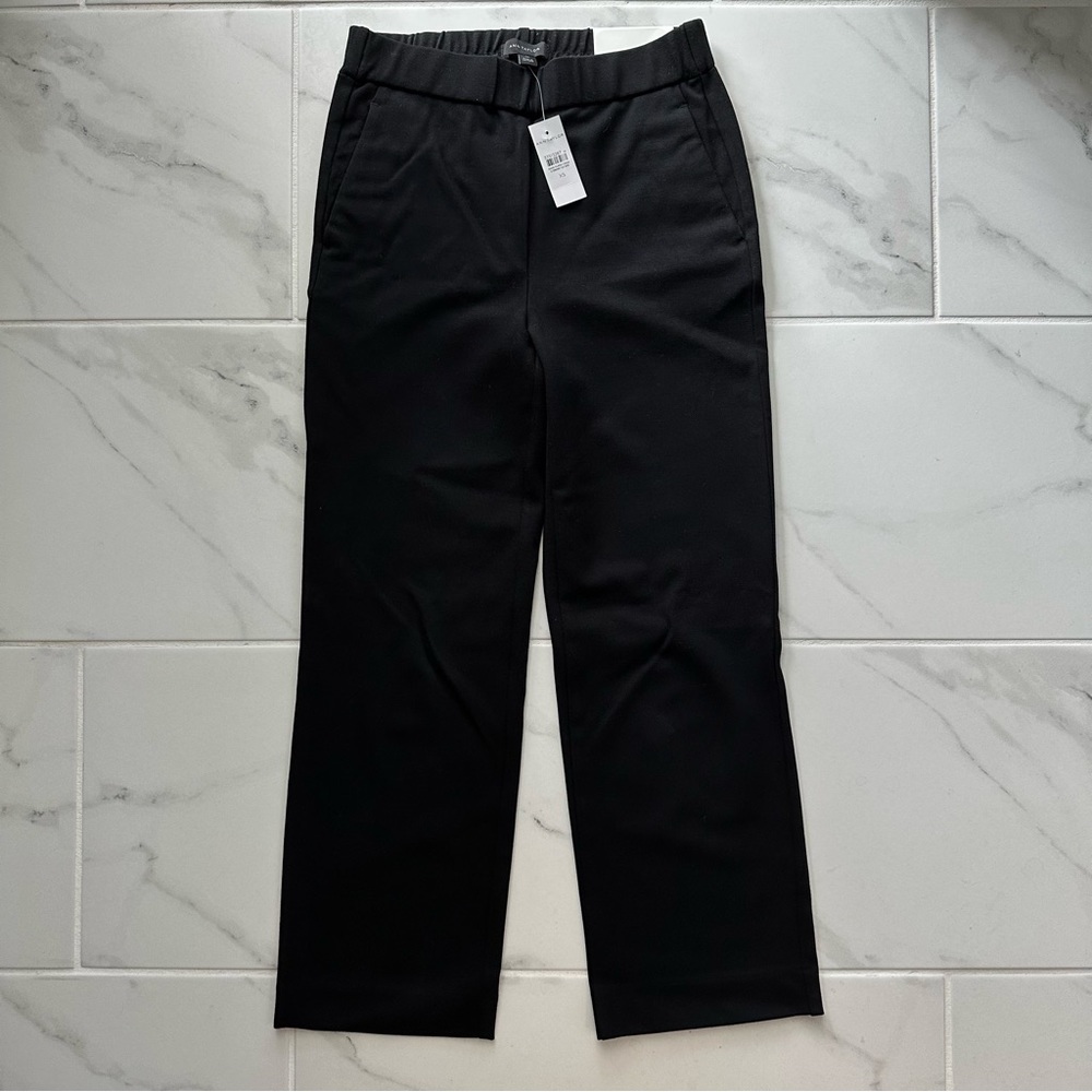 Ann Taylor High Waist Straight Easy Ankle Pant